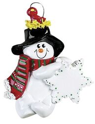 Bird Nest Snowman
