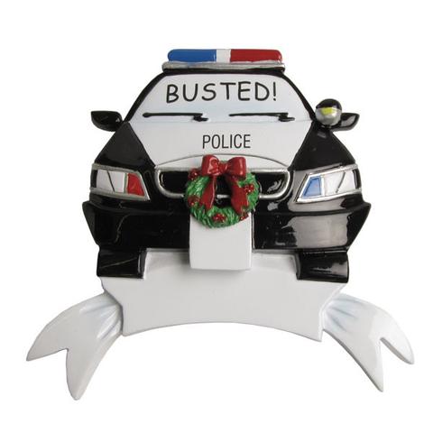 Police Car Christmas Ornament