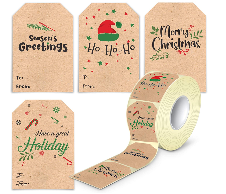 Christmas Gift Tags Sticker